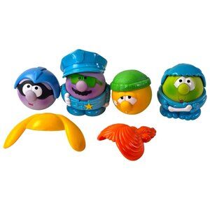 Vintage Nerfuls Lot Figures Accessories 1980s Parker Brothers Bobby Officer Bob